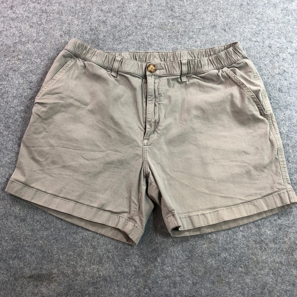Chubbies Mens Shorts XL Khaki Originals 5.5 Inch Inseam Stretch